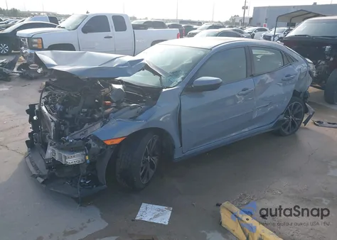 2017 Honda Civic Sport из США, поврежденный, VIN SHHFK7H46HU211526